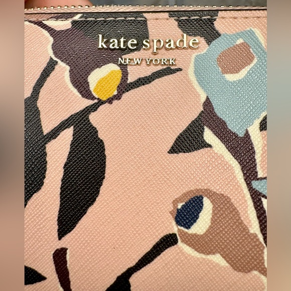 Kate Spade ♠️ Cameron Paper Rose Large Continental Wallet - Picture 4 of 7